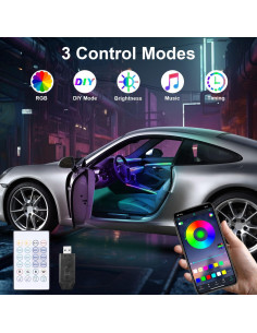Luces LED de Interior JINRUITOP Dreamcolor 10 en 1 USB 2