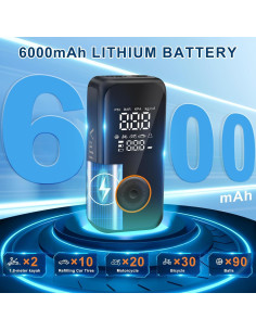 Compresor de Aire Portátil Valiayi MC-CQB03 150PSI con Luz LED 2