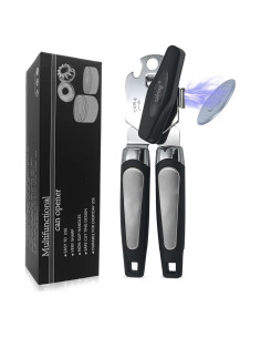 Abrelatas Manual Safring W1C Acero Inoxidable Negro