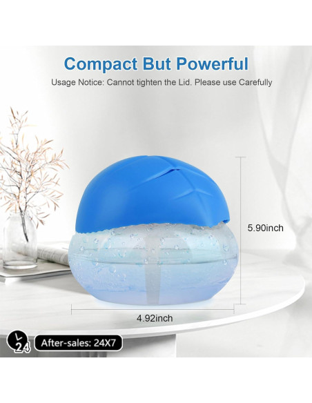 Purificador de Aire ap airpleasure KS-05CL-N 1000ml Azul con Luz LED Purificador de Aire ap airpleasure KS-05CL-N 1000ml Azul con Luz LED