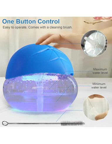 Purificador de Aire ap airpleasure KS-05CL-N 1000ml Azul con Luz LED