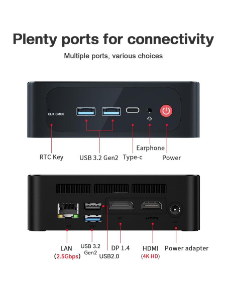 Mini PC Beelink SER5 Ryzen 5 5500U 16GB RAM 500GB SSD Mini PC Beelink SER5 Ryzen 5 5500U 16GB RAM 500GB SSD