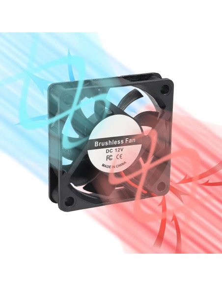 4 Ventiladores Silenciosos AITIAO 6010 12V 60x60x10mm