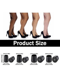 Protectores de Tacón Alto ADULLPONY - 4 Pares Silicona Antideslizante 2