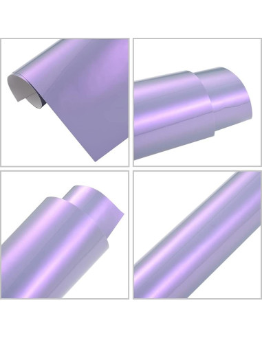 Vinilo Adhesivo Chameleon ATMOMO 150 x 30 cm Gris a Púrpura