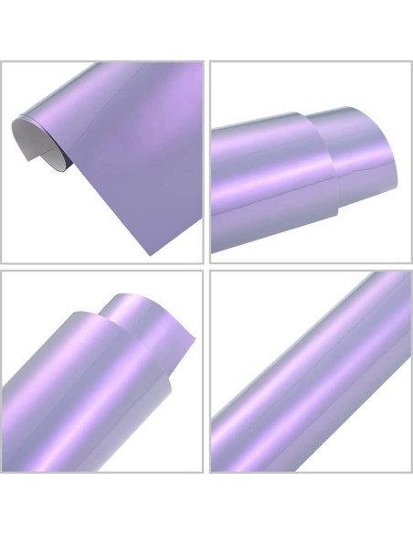 Vinilo Adhesivo Chameleon ATMOMO 150 x 30 cm Gris a Púrpura