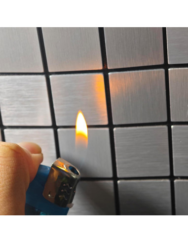 10 Calcomanías de Pared Autoadhesivas Sanyeskkiy Plata 30x30cm