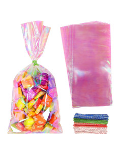 Bolsas Iridiscentes JOINDO 100PCS 12.7x27.9 cm con Cierres