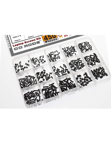 Kit de Tornillos para Laptop CO-RODE 450Pcs M2 M2.5 M3