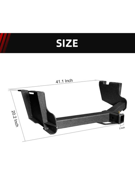 Receptor de Enganche de 2" GNG para Chevy Silverado 2014-2019