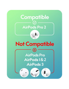 Gcioii Ganchos Antideslizantes para AirPods Pro 2 - 3 Pares 2