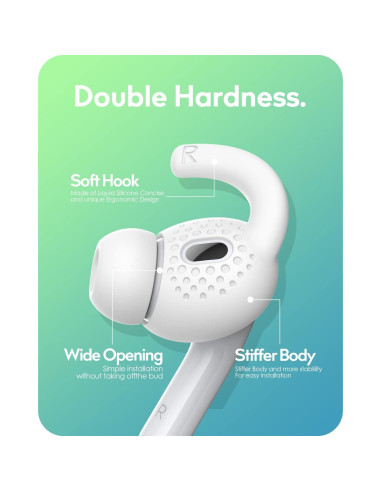 Gcioii Ganchos Antideslizantes para AirPods Pro 2 - 3 Pares