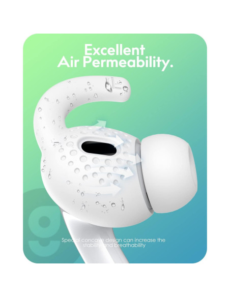 Gcioii Ganchos Antideslizantes para AirPods Pro 2 - 3 Pares
