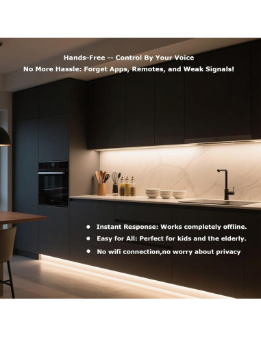 Tira de luces LED inteligentes BEMAKER 2700K-5000K USB