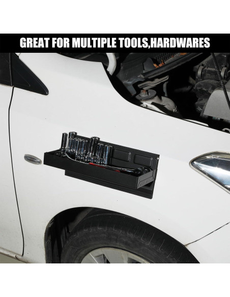 Juego de 4 Bandejas Magnéticas Mayouko para Herramientas 15-30 cm