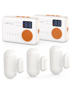 Timbres Inalámbricos CallToU con 3 Sensores y 2 Receptores