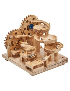 Rompecabezas 3D de Madera Aetheria Carrera de Canicas Mecánica