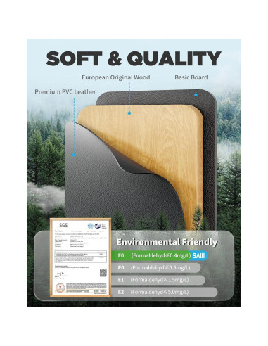 Mesa de bandeja para TV SAIJI F2-B - Ajustable 6 alturas, 54.43 kg