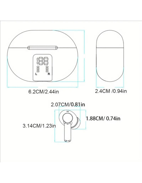 Auriculares Traductores Neyes 3-en-1 con ANC y App - 144 Idiomas