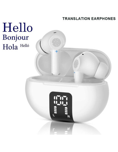 Auriculares Traductores Neyes 3-en-1 con ANC y App - 144 Idiomas