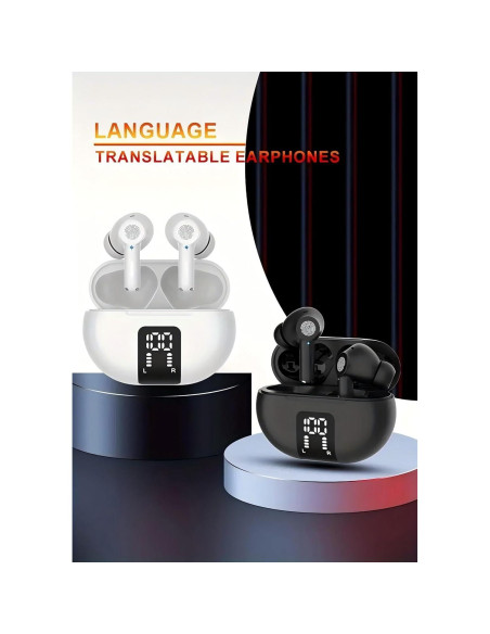 Auriculares Traductores Neyes 3-en-1 con ANC y App - 144 Idiomas