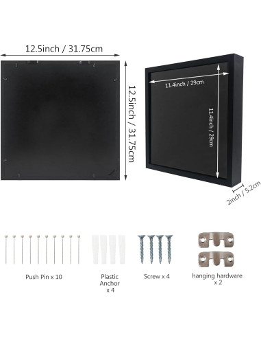Marco de Sombra Hodeframe 31.75cm para Sombrero de Graduación