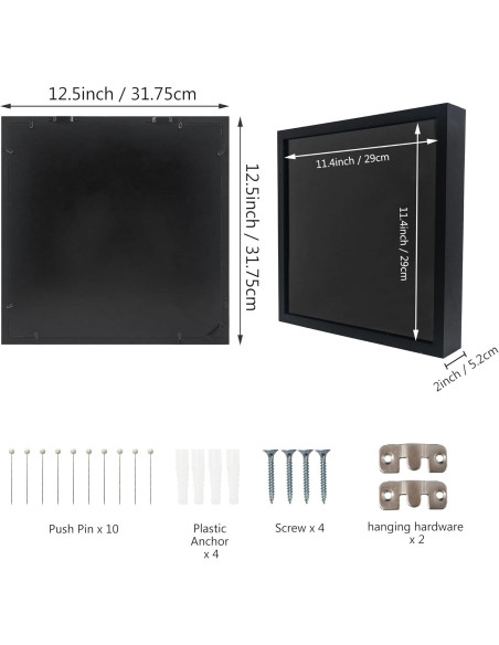 Marco de Sombra Hodeframe 31.75cm para Sombrero de Graduación