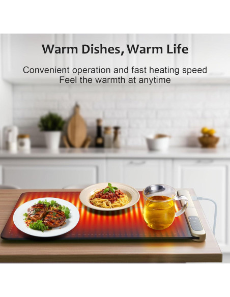 Alfombrilla Calentadora Eléctrica PChero 58.7x36.6cm 6 Temperaturas Alfombrilla Calentadora Eléctrica PChero 58.7x36.6cm 6 Temperaturas