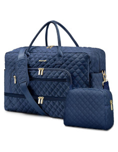 Bolsa de Viaje Grande para Mujeres - Duffle Azul Marino 35L