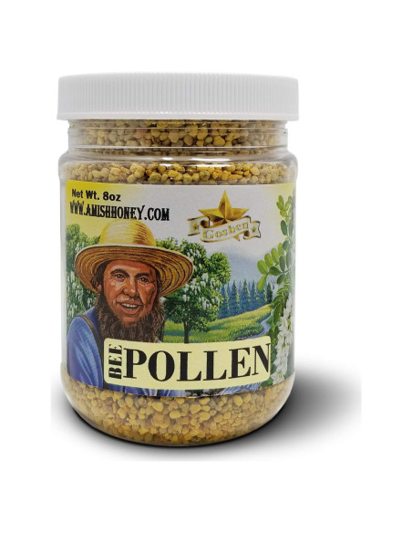 Gránulos de Polen de Abeja Crudo Goshen 227 g - 100% Puro