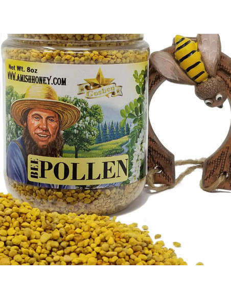 Gránulos de Polen de Abeja Crudo Goshen 227 g - 100% Puro