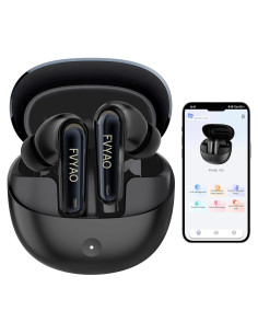 Auriculares Traductores FVYAO Bluetooth 5.4, 134 Idiomas, ANC