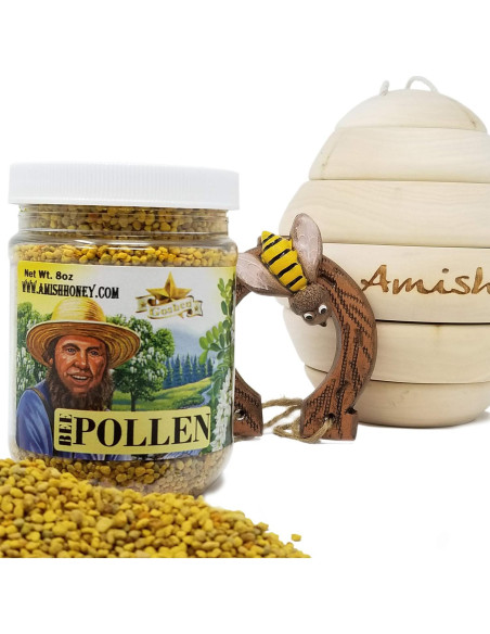 Gránulos de Polen de Abeja Crudo Goshen 227 g - 100% Puro