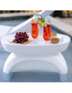 Mesa Lateral Vero Step2 con Bandeja de Servicio Blanca 46.99 cm 2