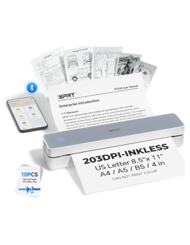 Impresora Portátil iDPRT MT610 Pro Inalámbrica 203 DPI