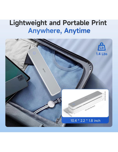 Impresora Portátil iDPRT MT610 Pro Inalámbrica 203 DPI