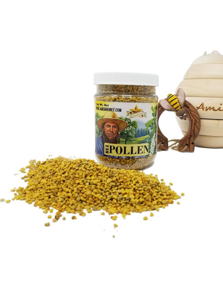 Gránulos de Polen de Abeja Crudo Goshen 227 g - 100% Puro
