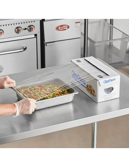 Film Plástico para Alimentos Pokanic 30 cm x 610 m Cortador ZipSafe