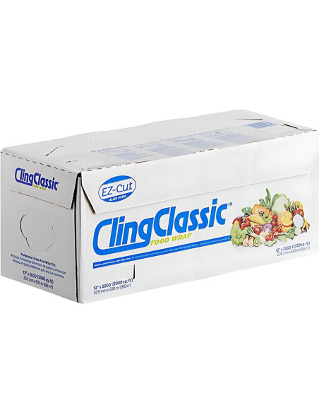 Film Plástico para Alimentos Pokanic 30 cm x 610 m Cortador ZipSafe