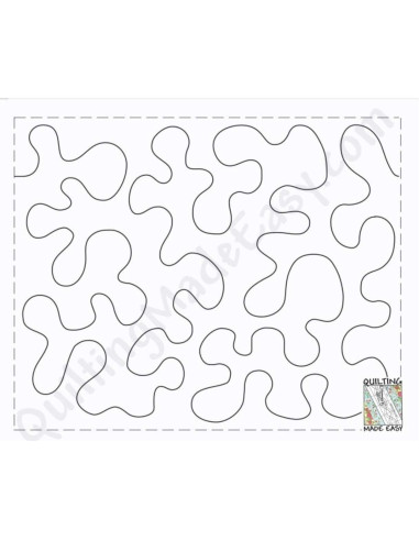 Plantillas de Acolchado Stipples Made Easy - 2 Rollos de 7.92m