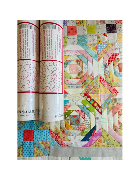 Plantillas de Acolchado Stipples Made Easy - 2 Rollos de 7.92m