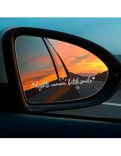 Set de 3 Calcomanías Espejo Retrovisor VIANGOZA - Vinilo Impermeable 2