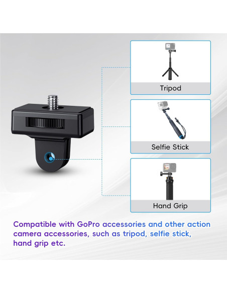 Adaptador de Montaje JJC para Trípode de Cámara de Acción