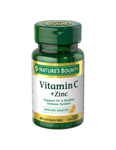 Vitamina C 250 mg + Zinc Nature's Bounty 60 Tabletas