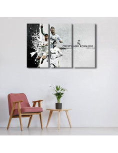 Póster en Lienzo TISHIRON Cristiano Ronaldo 91x61 cm 2