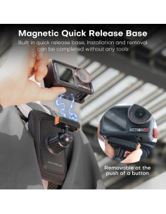 Montaje de Correa de Mochila REYGEAK para DJI Osmo Action 5/4/3 2