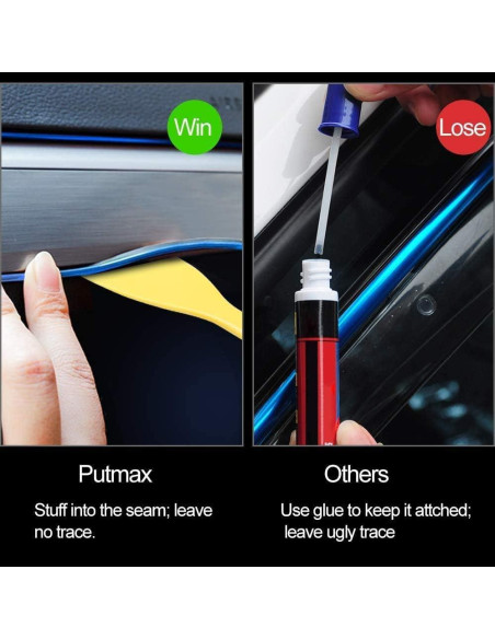 Luces de Coche ABALDI EL Wire 5m Rojo Flexible Impermeable