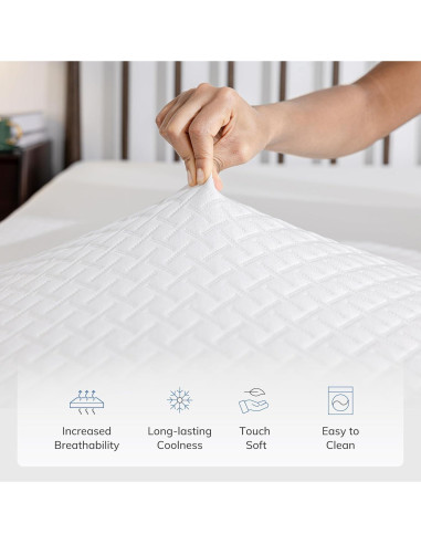 Colchón Twin SynthoSpace 5 Pulgadas Espuma Viscoelástica Té Verde