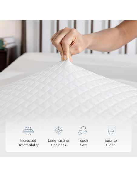 Colchón Twin SynthoSpace 5 Pulgadas Espuma Viscoelástica Té Verde