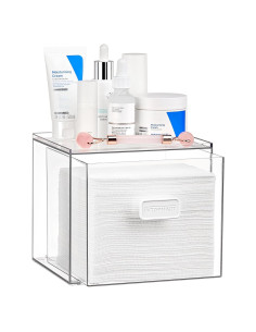 Soporte de Toallas Faciales Desechables Vtopmart, Acrílico Transparente